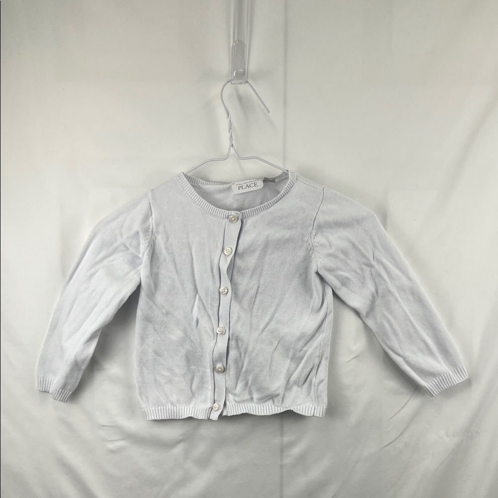 The Children’s Place - Girl’s Sweater - Button Down - White - 4T